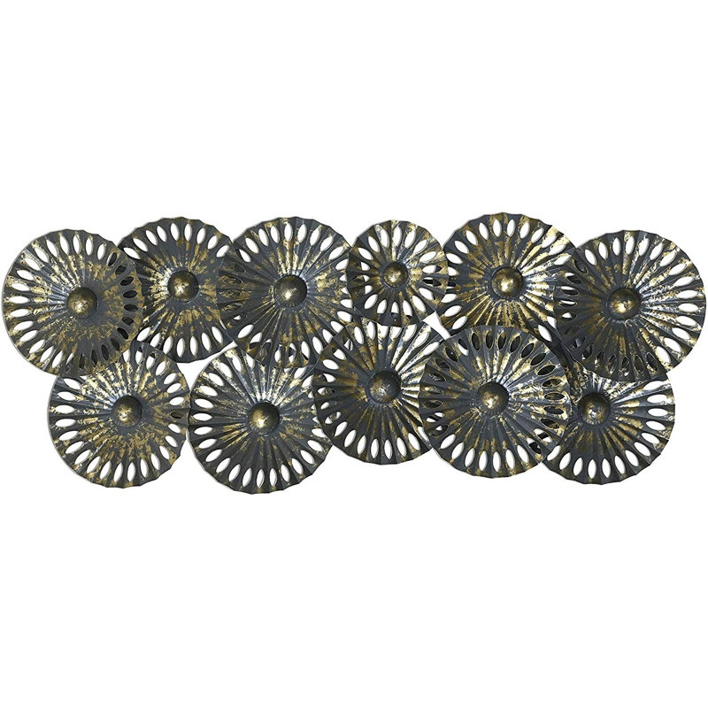 Handmade Traditional Abstract Wall Decor on Metal
