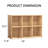 6-cube Storage Organizer, Bookcase With Thickened Back Panel, Open Shelf Storage Cabinet, Vertical Or Horizontal-1371999507