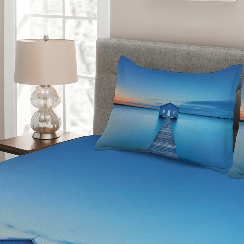 Coastal Polyester Coverlet