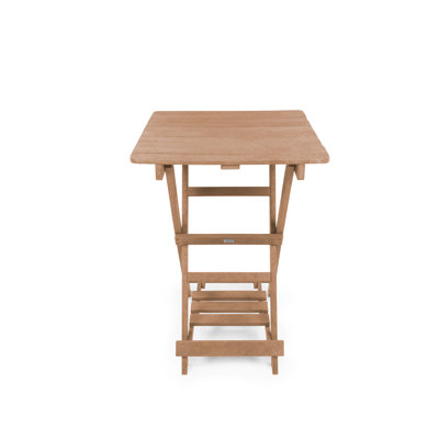 Summit Ridge Fully Assembled All-Weather Recycled HDPE Outdoor Folding Bar table by Dovecove