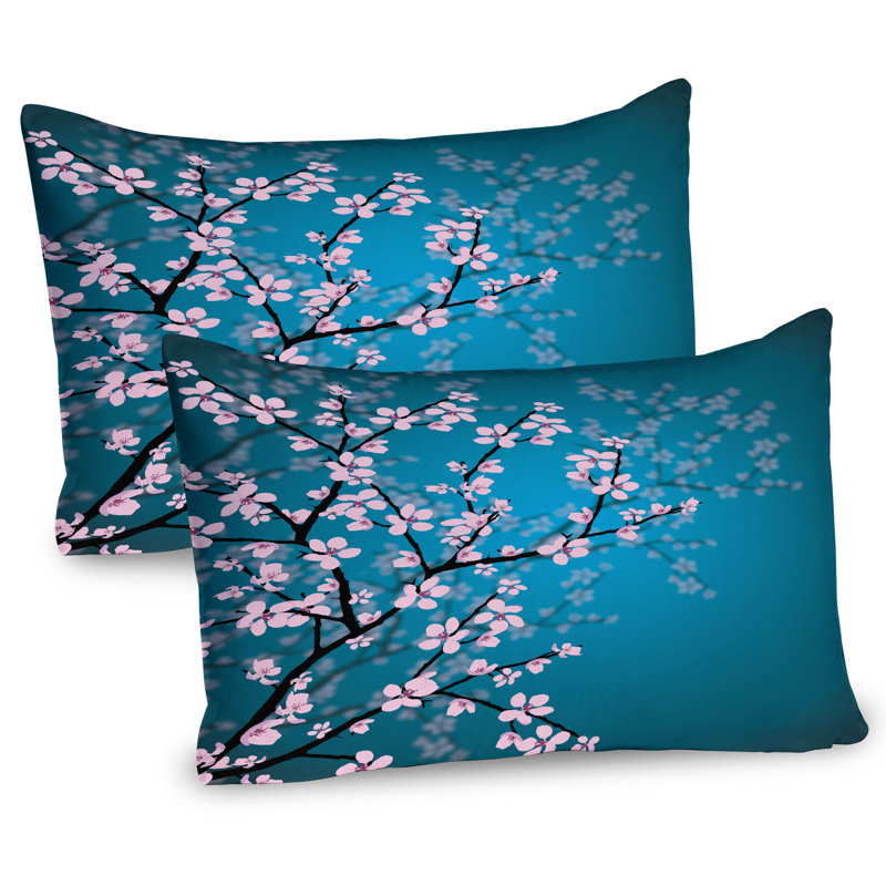 Ensemble de 2 taies décoratives japonaises Ambesonne Sakura
