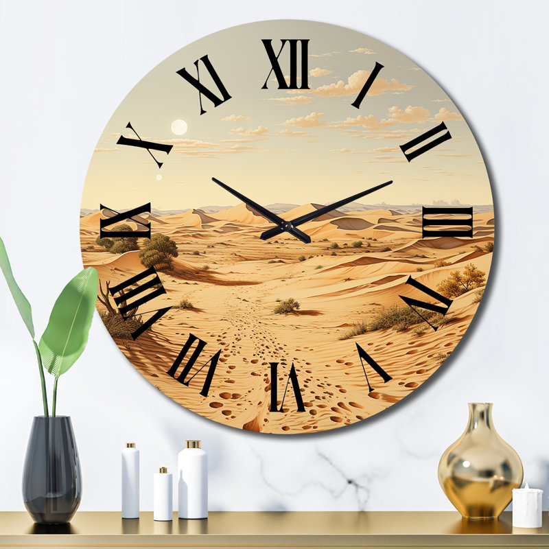 Horloge murale en métal, Grand