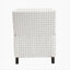Fauteuil inclinable à dossier poussoir de style transitionnel blanc cassé auto-inclinable 1 pièce
