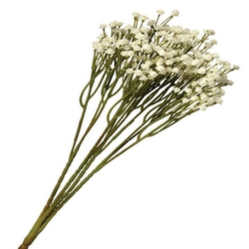 Fleurs artificielles crème 15 po (s) Gypsophila, Blanc