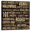 LA in Words par Luke Wilson - Estampe numérique sur toile tendue avec châssis-73074700-73074701-73074702