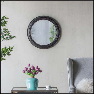 Miroir mural en bois exquis, une pièce de décoration intemporelle pour toute pièce de votre maison.