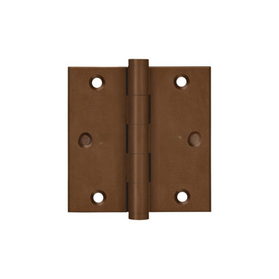Deltana DSB3510BR paire de charnières carrées bronze rouille 3 1/2 po x 3 1/2 po