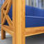Ensemble de conversation modulaire en bois massif 5 pièces avec coussins-151808247