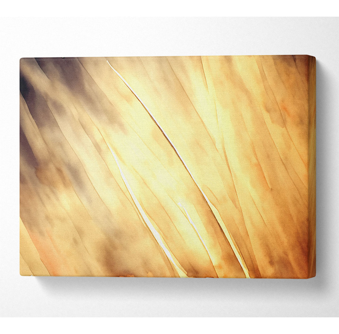 Herbstgras - Kunstdrucke auf Leinwand - Wrapped Canvas