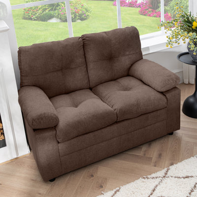 Causeuse modulaire en chenille moderne - Confort polyvalent pour une vie confortable - Accoudoirs amovibles