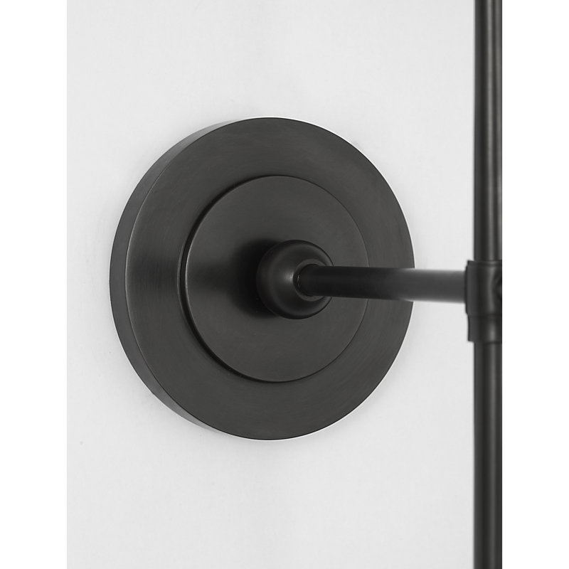 Bryant 15" Cordless Bath Sconce with Glass, Bronze