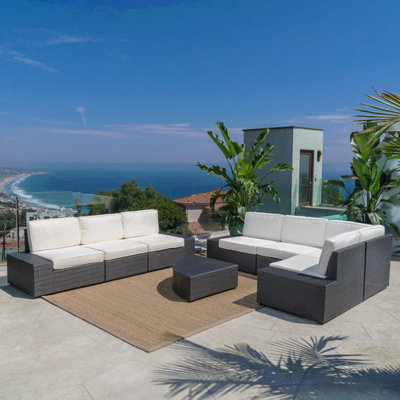 Ensemble modulaire d'extérieur 8 pièces Santa Cruz
