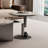 Light luxury modern oval rock panel coffee table-105170241-105170240