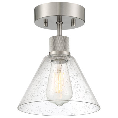 Southglenn Glass Semi Flush Mount
