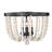 Candelo Wood Flush Mount