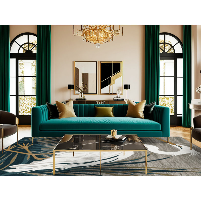  Tapis lavable en aigrette, Rectangle 6 pi x 9 pi