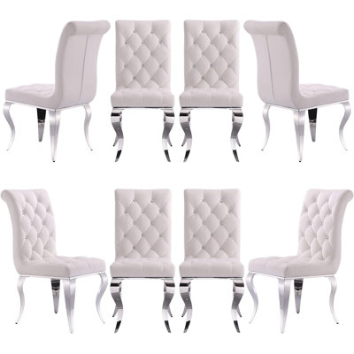 20.1'' H Tufted Velvet Upholstered Parsons Chair