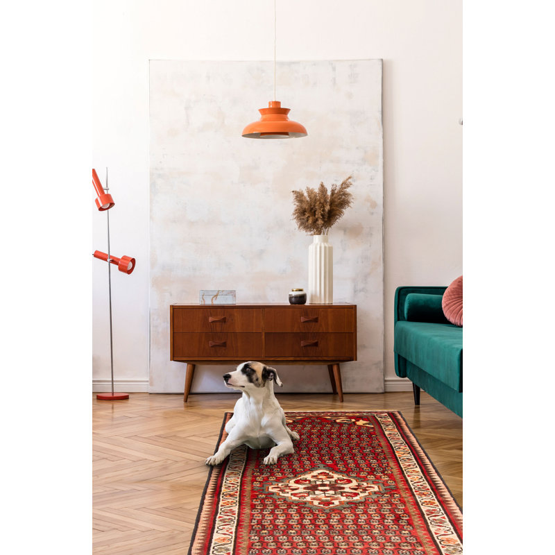 Andelz Red Rug 2'6" x 6'6"
