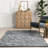 Jheryl Plush Geometirc Machine Washable Area Rug-845442638