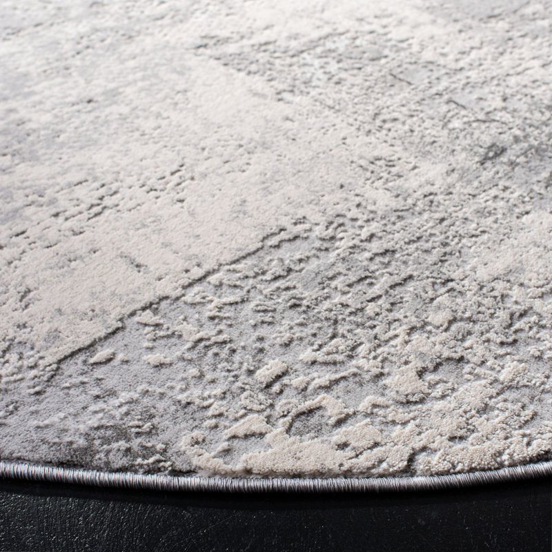 Keyra Performance Abstract Rug, Round 6'7"