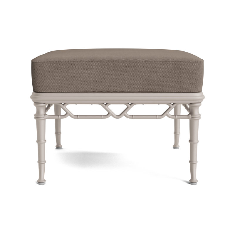 Calcutta Outdoor Ottoman, Fushion Neptune, Dove
