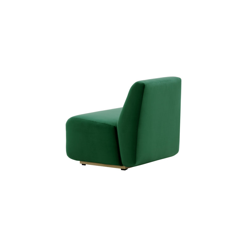 Dilly Upholstered Armchair, Dark Green