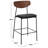 Ryker Upholstered Counter Stool with Metal Frame-1079169010