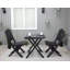 Klinger 2 - Person Wood Patio Dining Set with Square Table-1277566149
