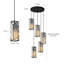 Luminaire suspendu moderne à grappe rectangulaire Dazay-898475795-926916582
