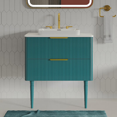 Meuble-lavabo autoportant Elena-30F-310T