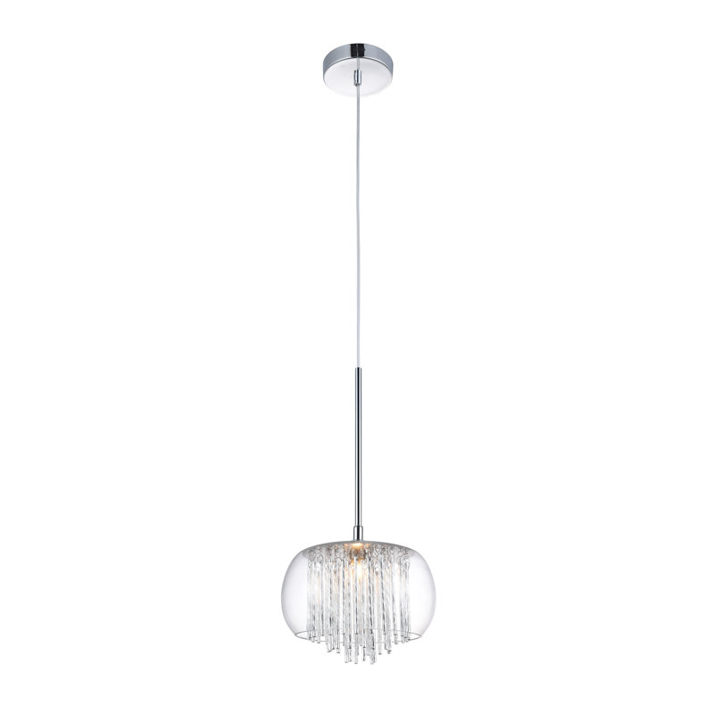 Rego 1 - Light Chrome Drum Pendant