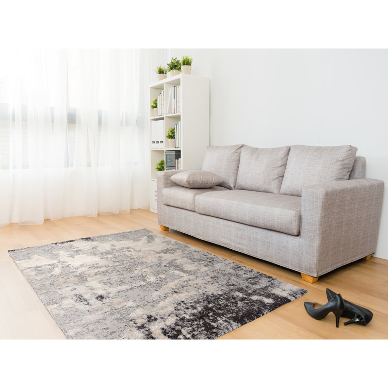 Dibenedetto Shag Area Rug, Rectangular 65 x 130cm