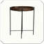 Table de bout ronde compacte, fonctionnelle, polyvalente, pratique, élégante, décorative, durable