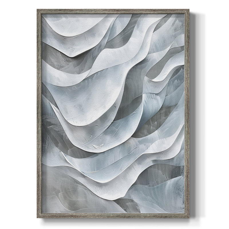 ABSTRACT Series CDLIV, reproduction encadrée - bois massif, H 15 po x l 12 po
