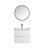Kizzie 24'' Single Bathroom Vanity with Engineered Stone Top