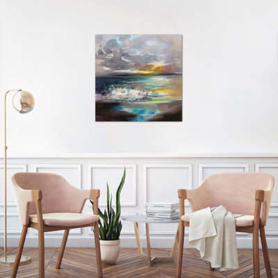 Breaking 1 Piece Wrapped Canvas Painting