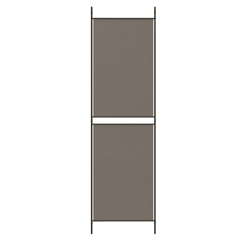 Cloison pliante Rikkea, 3, Anthracite, H 70,8 po x l 59 po