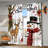 2Pcs Christmas Festive Window Curtains Snowman Deer Winter Design Rod Pocket Light Filtering Privacy Panels Merry Holiday Decoration for Living Room Bedroom Kitchen Home Decor-318228058