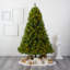 Arbre de Noël artificiel pin vert avec lumières claires/blanches-1509219808