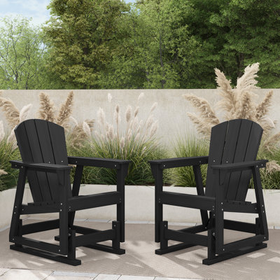 Fauteuil oscillant en PEHD Adirondack