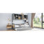 Lit de jour simple en bois avec lit gigogne et tablette en gris-2083448582-2083448583
