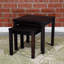 Ensemble de 2 tables gigognes en eucalyptus