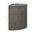HOMCOM Bamboo Laundry Basket with Lid 55 Litres Laundry Hamper Natural-1435576426