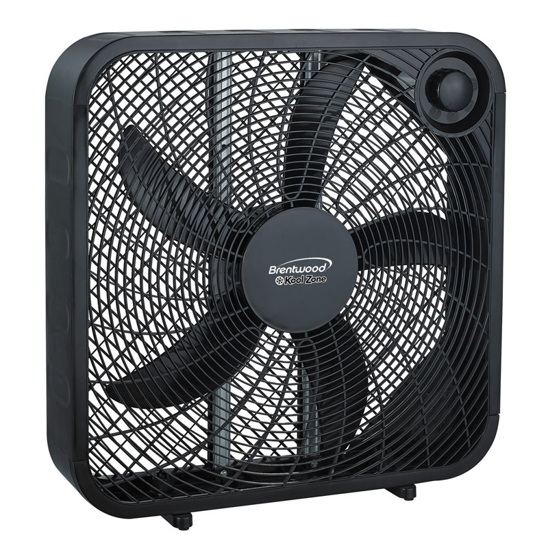 20 INCH BOX FAN - BLACK