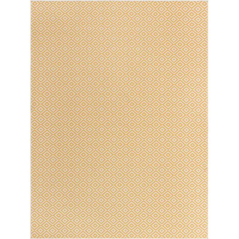 Outdoor Destiny Area Rug Clay Color, Rectangle 9' x 12'