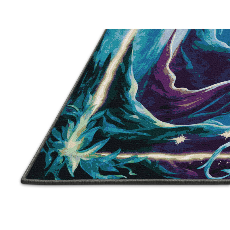 Tapis Nightfall Bloom, Rectangulaire 2 pi x 3 pi