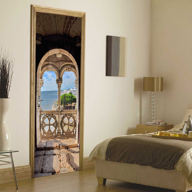 Nautical & Beach Door Decal, 1 Pack