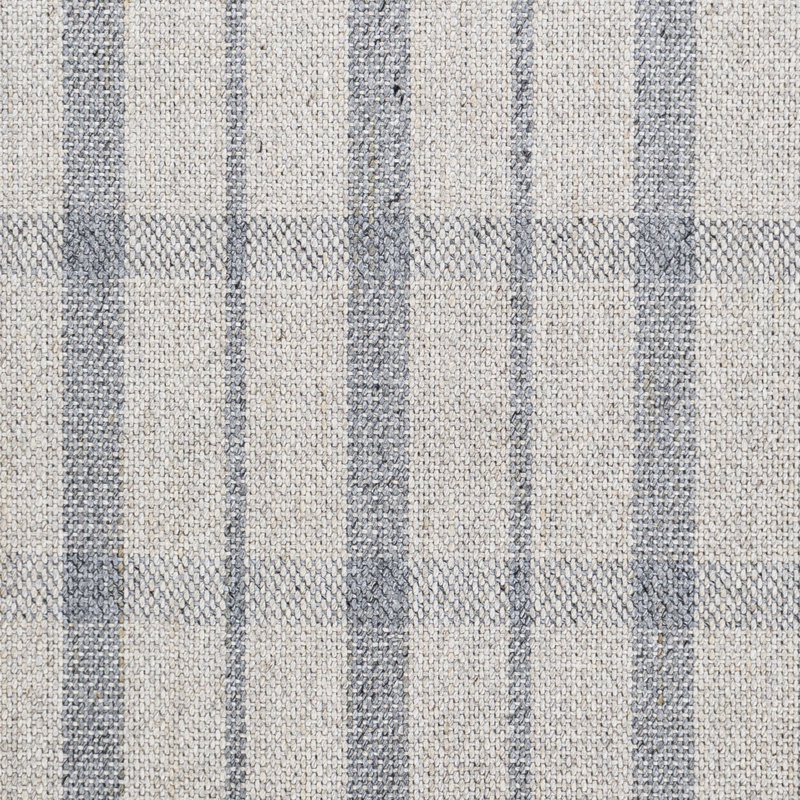 Louisa Plaid Handmade Flatweave Light Gray/Oatmeal/Gray Area Rug, Rectangle 8' x 10'
