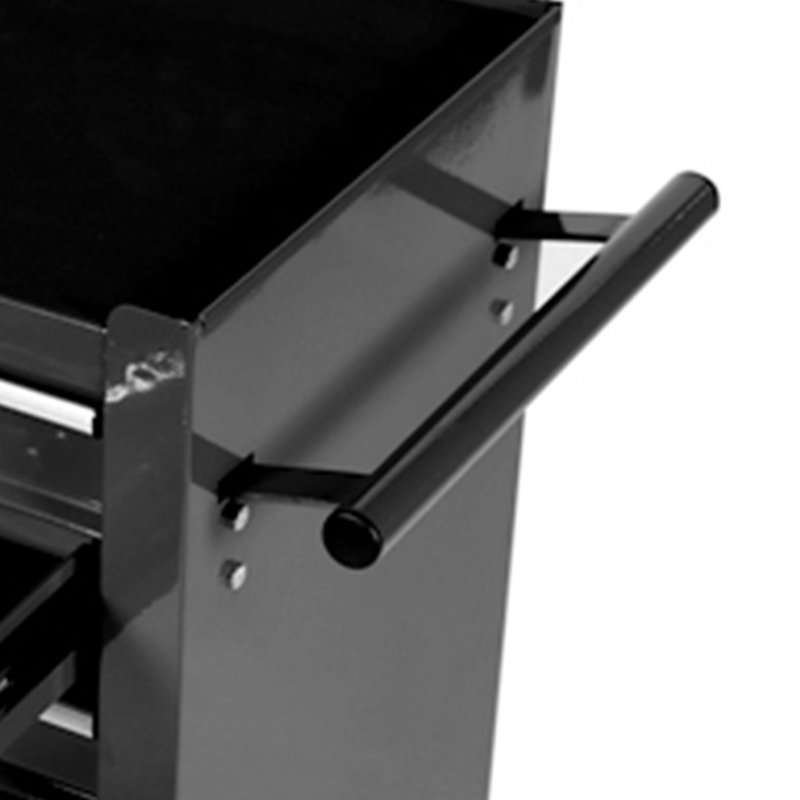 Commode pliante 4 tiroirs Bouleaux, Noir
