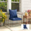 Outsunny Cushion Set with 1 Seat Cushion and 1 Back Pad-932263495